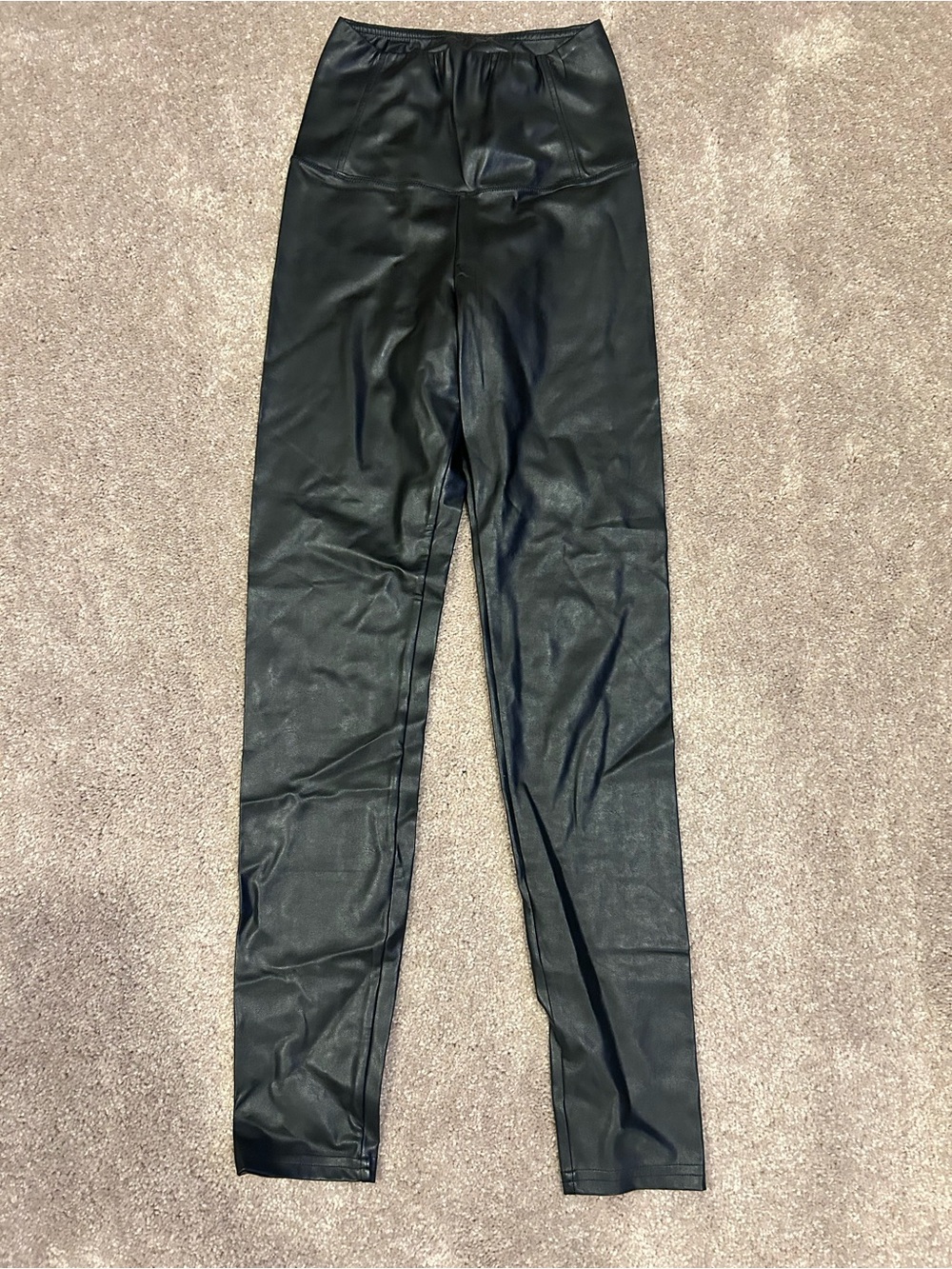 Wilfred Black Faux Leather pants